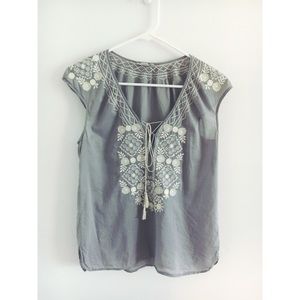 J.Crew embroidered shirt